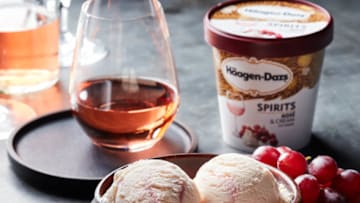New Haagen-Dazs Rose and Cream, photo provided by Haagen-Dazs