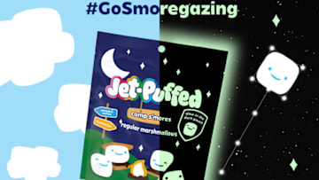 Jet-Puffed Glow-in-the-Dark Camp S’mores, photo provide by Jet-Puffed