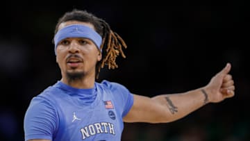 SOUTH BEND, IN - FEBRUARY 17: Cole Anthony #2 of the North Carolina Tar Heels is seen during the game against the Notre Dame Fighting Irish at Purcell Pavilion on February 17, 2020 in South Bend, Indiana. (Photo by Michael Hickey/Getty Images)