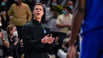 Duke basketball head coach Jon Scheyer (Jim Dedmon-USA TODAY Sports)
