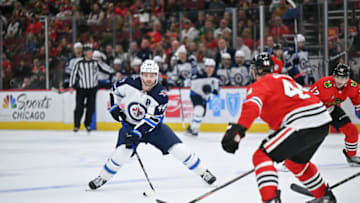 Josh Morrissey #44, Winnipeg Jets. (Photo by Jamie Sabau/Getty Images)