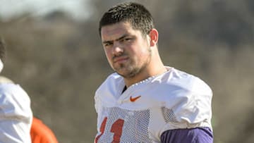 Clemson defensive lineman Bryan Bresee(11) during football practice in Clemson, S.C. Monday, March 8, 2021.Clemson Spring Football Practice March 8