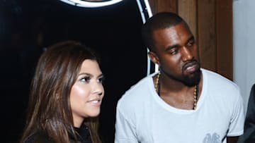 Kourtney Kardashian and Kanye West (Photo by Dimitrios Kambouris/Getty Images for Dom Perignon)