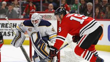 CHICAGO, IL - DECEMBER 08: Robin Lehner