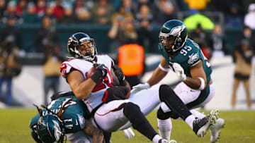 PHILADELPHIA, PA - JANUARY 13: tight end Levine Toilolo