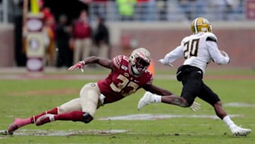 Florida State Seminoles linebacker Amari Gainer during Spring Game at Doak Campbell Stadium. USA Today.