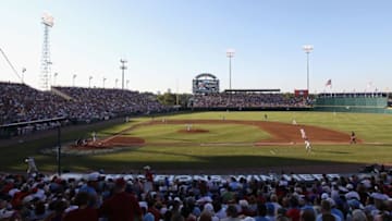 The South Carolina Gamecocks at Rosenblatt Stadium on June 29, 2010 in Omaha, Nebraska. (Photo by Christian Petersen/Getty Images)