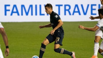 Philadelphia Union midfielder Anthony Fontana. Mandatory Credit: Bill Streicher-USA TODAY Sports