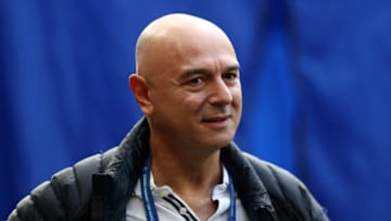 LONDON, ENGLAND - OCTOBER 10: Daniel Levy, Chairman of Tottenham is seen during the NFL London 2021 match between New York Jets and Atlanta Falcons at Tottenham Hotspur Stadium on October 10, 2021 in London, England. (Photo by Clive Rose/Getty Images)