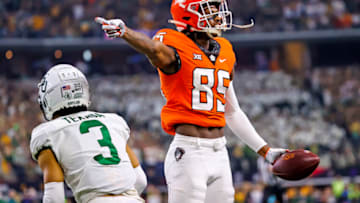 Jaden Bray, Oklahoma State Cowboys, Raleigh Texada, Baylor Bears. (Mandatory Credit: Kevin Jairaj-USA TODAY Sports)