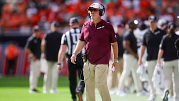 Jimbo Fisher Mandatory Credit: Sam Navarro-USA TODAY Sports