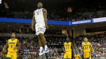 Zion Williamson Atlanta Hawks 2019 NBA Draft (Photo by Kevin C. Cox/Getty Images)