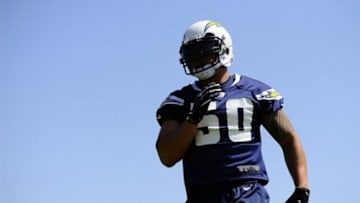 May 10, 2013; San Diego, CA, USA; San Diego Chargers linebacker Manti Te