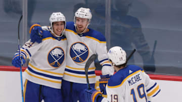 Buffalo Sabres center Dylan Cozens (24). Mandatory Credit: Geoff Burke-USA TODAY Sports