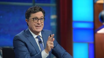 The Late Show with Stephen Colbert during Wednesday's 10/19/16 taping in New York. Photo: Scott Kowalchyk/CBS ÃÂ©2016CBS Broadcasting Inc. All Rights Reserved.