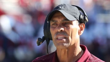 TUCSON, AZ - NOVEMBER 24: Head coach Herm Edwards of the Arizona State Sun Devils looks on from the sideline prior to a college football game against the Arizona Wildcats at Arizona Stadium on November 24, 2018 in Tucson, Arizona. (Photo by Ralph Freso/Getty Images)