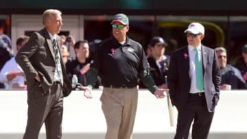 New York Jets fans flew a fire John Idzik banner over practice and the Jets' General Manager has responded. Ah, life as an NFL executive. Mandatory Credit: Brad Penner-USA TODAY Sports