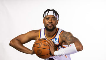 Phoenix Suns, Jordan Goodwin. Mandatory Credit: Mark J. Rebilas-USA TODAY Sports