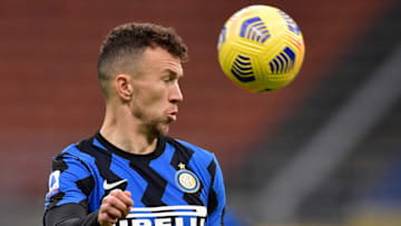 MILAN, ITALY - NOVEMBER 22: Ivan Perisic of Internazionale during the Italian Serie A match between Internazionale v Torino at the San Siro on November 22, 2020 in Milan Italy (Photo by Mattia Ozbot/Soccrates/Getty Images)