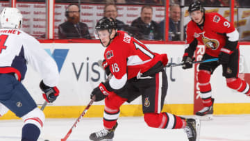 OTTAWA, ON - JANUARY 24: Ryan Dzingel