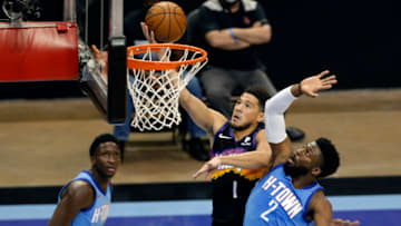 Phoenix Suns, Devin Booker (Photo by Michael Wyke/Pool Photo-USA TODAY Sports)