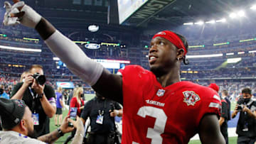 Jaquiski Tartt #3 of the San Francisco 49ers (Photo by Richard Rodriguez/Getty Images)
