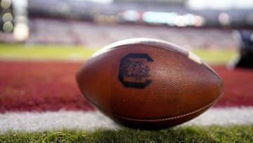 A South Carolina Gamecocks football before their game. (Photo by Jacob Kupferman/Getty Images)
