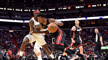 New Orleans Pelicans guard Jrue Holiday (11) guards Miami Heat forward Jimmy Butler (22)(Steve Mitchell-USA TODAY Sports)