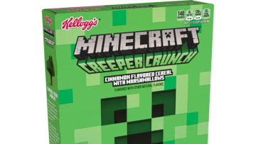 Minecraft Creeper Crunch, photo provided by Kelloggs