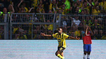 Youssoufa Moukoko. (Photo by Lars Baron/Getty Images)