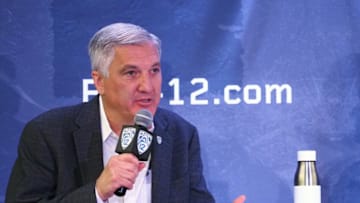 Pac-12 commissioner George Kliavkoff wants college football scheduling to change. (Kelley L Cox-USA TODAY Sports)