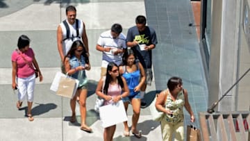 The Santa Monica Place shopping mall (Photo by Kevork Djansezian/Getty Images)