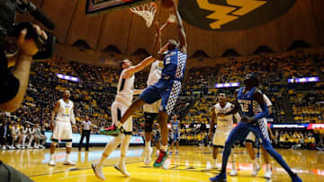 MORGANTOWN, WV - JANUARY 27: Jarred Vanderbilt