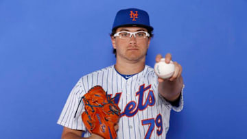 Anthony Kay #79 of the New York Mets poses for a photo on Photo Day at First Data Field on February 21, 2019 in Port St. Lucie, Florida. (Photo by Michael Reaves/Getty Images)