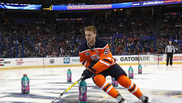TAMPA, FL - JANUARY 27: Connor McDavid