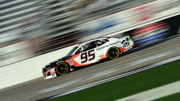 HAMPTON, GA - FEBRUARY 23: Kasey Kahne, driver of the #95 Procore Habitat for Humanity Chevrolet, qualifies for the Monster Energy NASCAR Cup Series Folds of Honor QuikTrip 500 at Atlanta Motor Speedway on February 23, 2018 in Hampton, Georgia. (Photo by Jared C. Tilton/Getty Images)