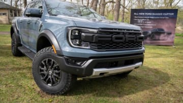 The new 2024 Ford Ranger Raptor was revealed during an event on May 8, 2023, at Camp Woodbury in Dexter.