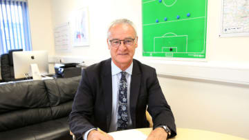 LEICESTER, ENGLAND - AUGUST 9: Claudio Ranieri Signs a New Contract with Leicester City at Belvoir Drive Training Complex on August 9 , 2016 in Leicester, United Kingdom. (Photo by Plumb Images/Leicester City FC via Getty Images)