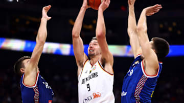 Franz Wagner and Germany won the FIBA World Cup. Now we wonder what Wagner will bring home to the Orlando Magic. (Photo by Yong Teck Lim/Getty Images)