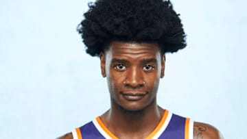 TARRYTOWN, NY - AUGUST 11: Josh Jackson #20 of the Phoenix Suns poses for a photo during the 2017 NBA Rookie Shoot on August 11, 2017 at the Madison Square Garden Training Center in Tarrytown, New York. NOTE TO USER: User expressly acknowledges and agrees that, by downloading and/or using this Photograph, user is consenting to the terms and conditions of the Getty Images License Agreement. Mandatory Copyright Notice: Copyright 2017 NBAE (Photo by Jennifer Pottheiser/NBAE via Getty Images)