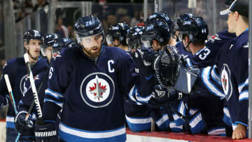 WINNIPEG, MB - OCTOBER 17: Blake Wheeler