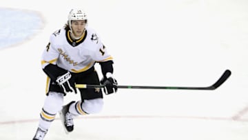 Mark Jankowski #14 of the Pittsburgh Penguins. (Photo by Bruce Bennett/Getty Images)