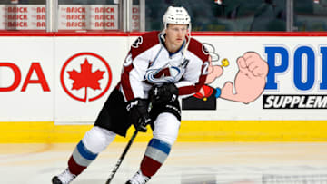 CALGARY, AB - MARCH 27: Nathan MacKinnon