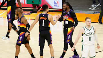 Phoenix Suns, Jae Crowder and Devin Booker (Photo by Christian Petersen/Getty Images)