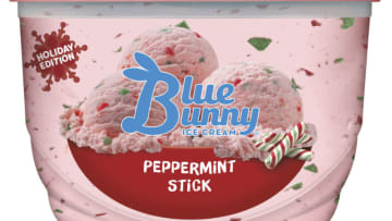 Holiday Edition Peppermint Stick flavor. Image courtesy of Blue Bunny Ice Cream