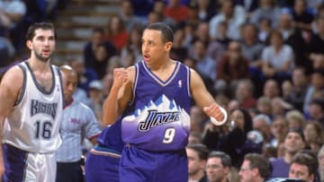 John Starks, Chicago Bulls Mandatory Credit: Jed Jacobsohn /Allsport