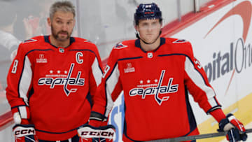 Alex Ovechkin, Aliaksei Protas, Washington Capitals Mandatory Credit: Geoff Burke-USA TODAY Sports