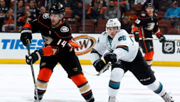 ANAHEIM, CA - FEBRUARY 11: Adam Henrique