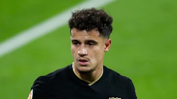 , SPAIN - DECEMBER 5: Coutinho of FC Barcelona during the La Liga Santander match between Cadiz FC v FC Barcelona on December 5, 2020 (Photo by David S. Bustamante/Soccrates/Getty Images)