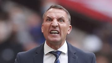 Leicester City's Northern Irish manager Brendan Rodgers (Photo by MATTHEW CHILDS/POOL/AFP via Getty Images)